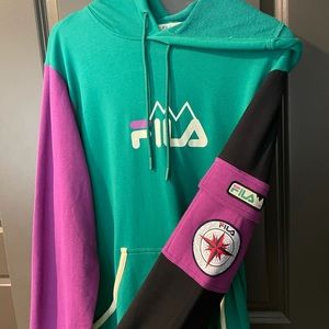 FILA mens hoodie in medium. Never before worn.